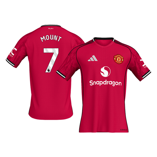 Tricouri Fotbal Manchester United MOUNT 7 Acasă 2025/26 - Premium - TricouriFotbaliști Shop