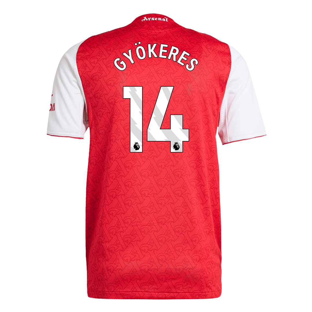 Tricouri Fotbal Arsenal GYÖKERES #14 Acasă 2025/26 Authentic