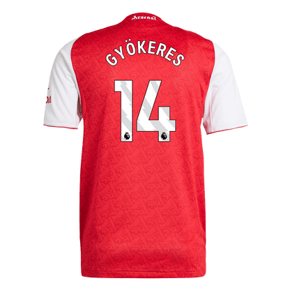 Tricouri Fotbal Arsenal GYÖKERES #14 Acasă 2025/26 Authentic