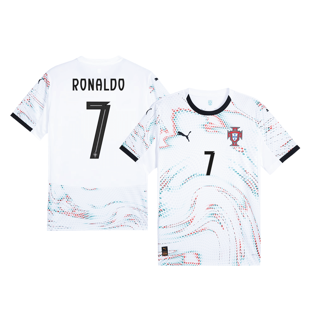 Tricouri Fotbal Portugalia RONALDO #7 Deplasare 2025