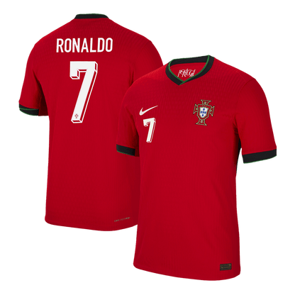 Tricouri Fotbal Portugalia RONALDO #7 Acasă 2024 Authentic