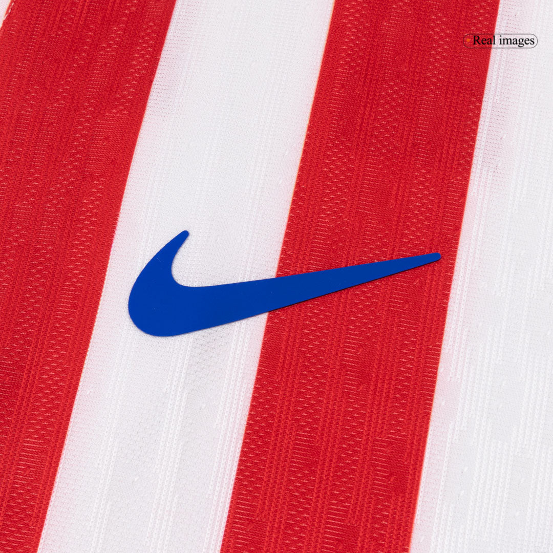 Tricouri Fotbal Atletico Madrid SØRLOTH #9 Acasă 2025/26 Authentic