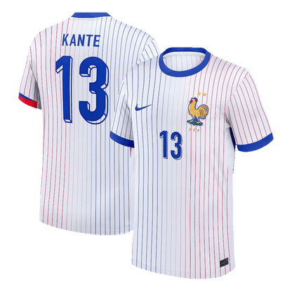 Tricouri Fotbal Franța KANTE #13 Deplasare 2024 (mărime mare)