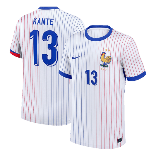 Tricouri Fotbal Franța KANTE #13 Deplasare 2024 (mărime mare)