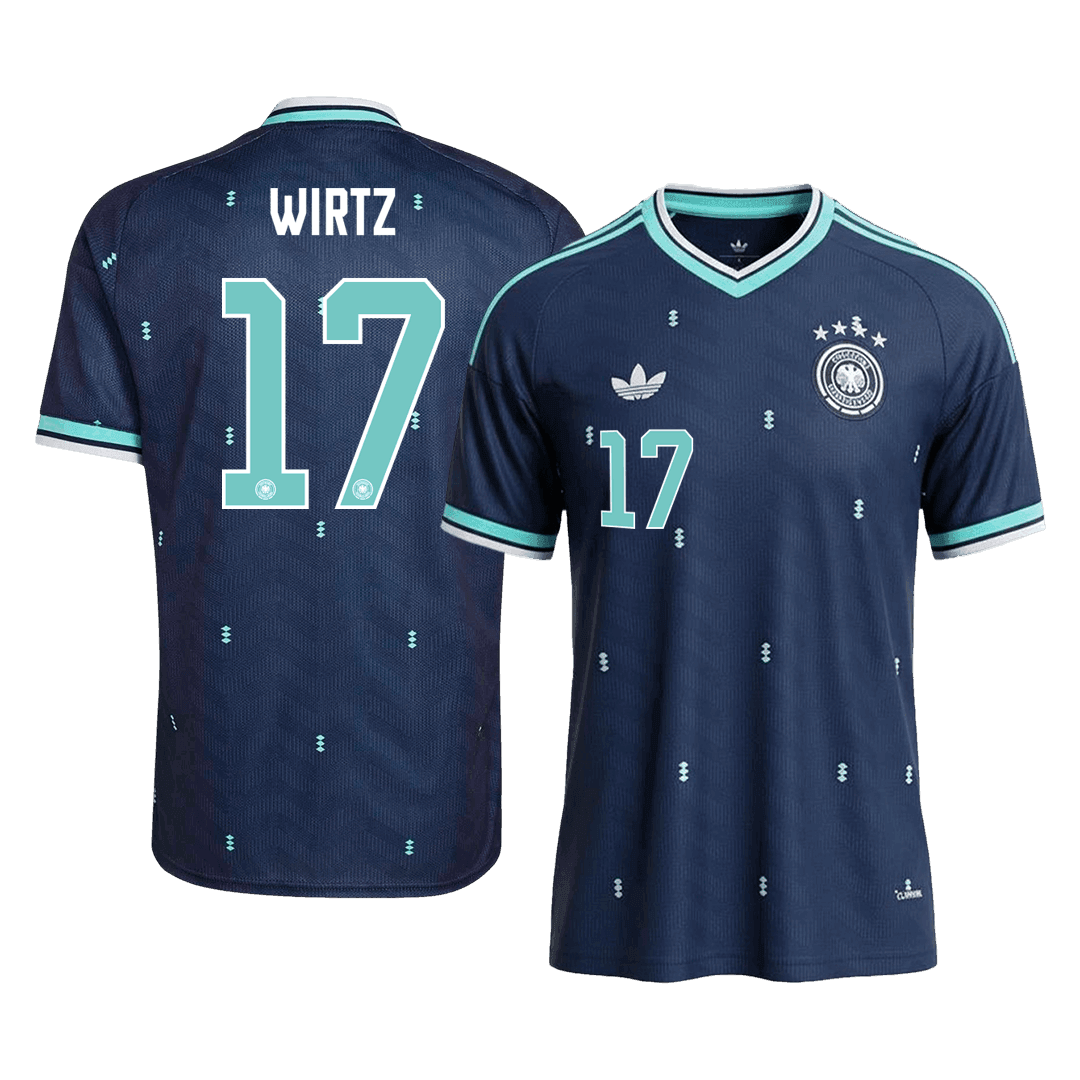 Tricouri Fotbal Germania WIRTZ #17 Deplasare Cupa Mondială 2026