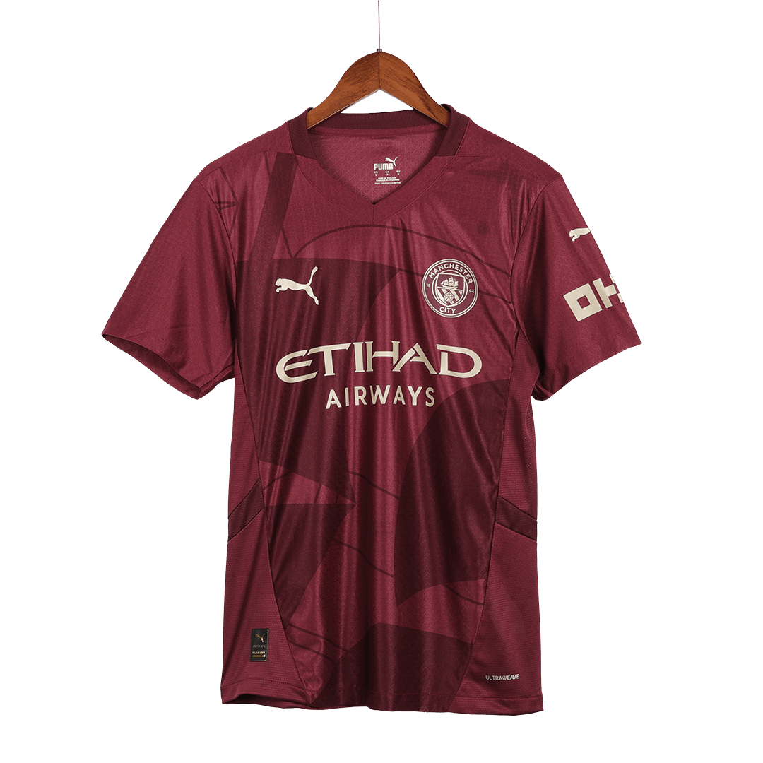 Tricouri Fotbal Manchester City Treilea 2024/25 Authentic