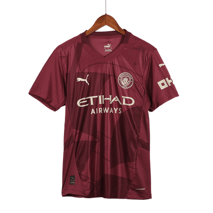 Tricouri Fotbal Manchester City Treilea 2024/25 Authentic