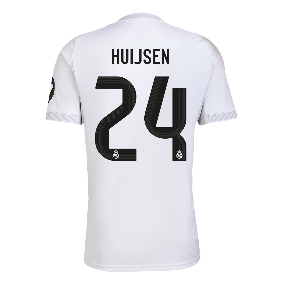 Tricouri Fotbal Real Madrid HUIJSEN #24 Acasă 2025/26 - Premium