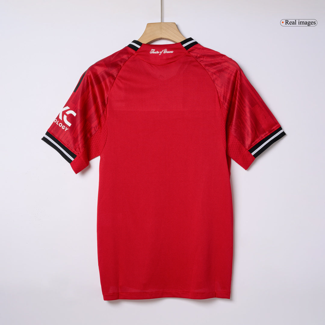 Tricouri Fotbal Manchester United B.FERNANDES #8 Acasă 2025/26 Authentic