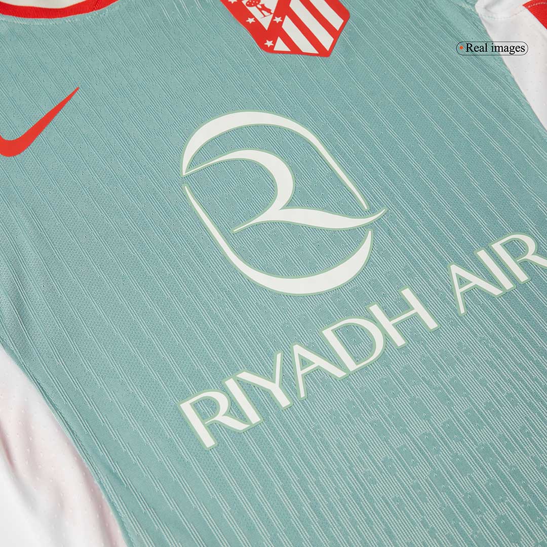 Tricouri Fotbal Atletico Madrid J.ALVAREZ #19 Deplasare 2024/25 Authentic