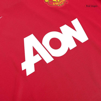 Tricouri Fotbal Vintage Manchester United Acasă 2011/12