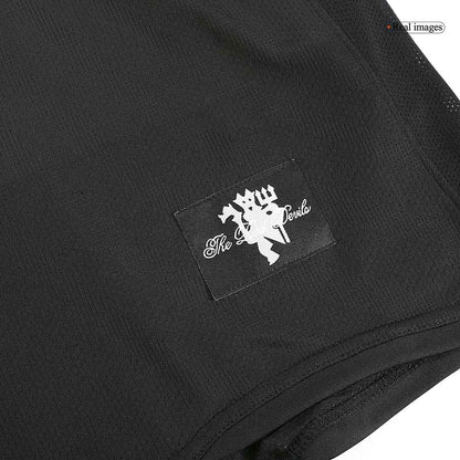 Tricouri Fotbal Vintage Manchester United Deplasare 2007/08 Mânecă Lungă