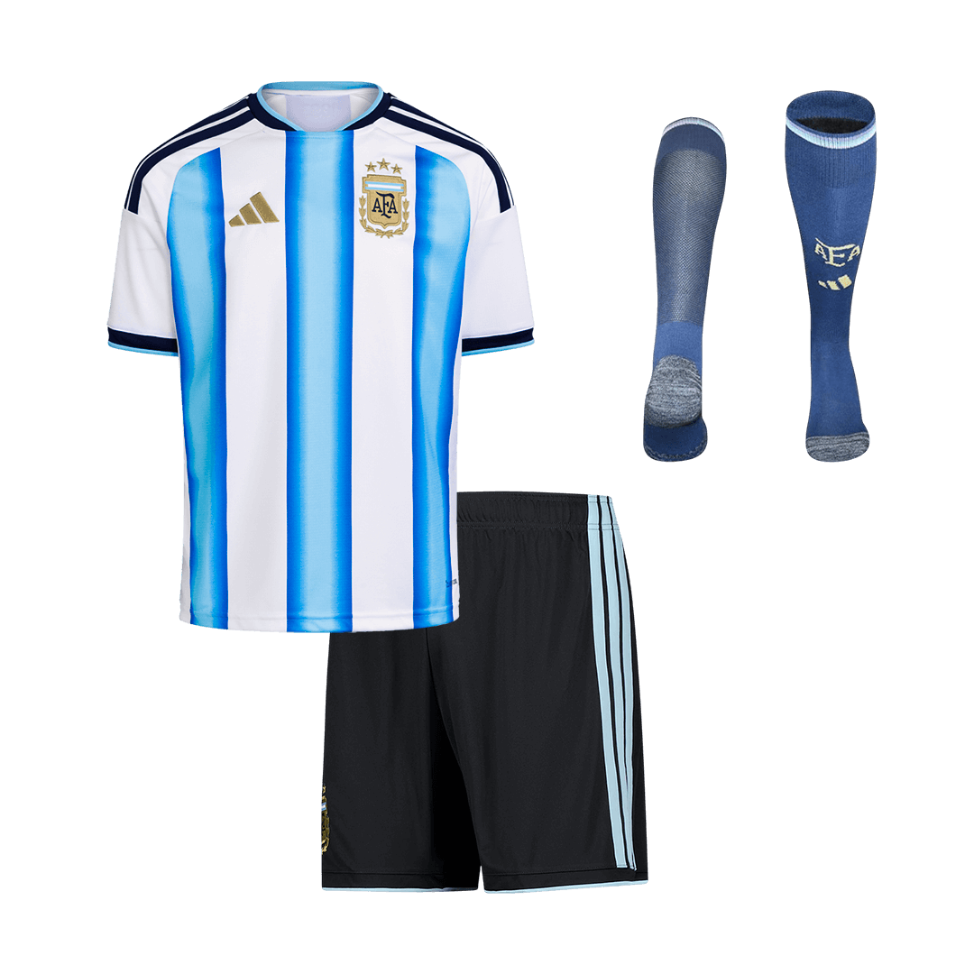 Set Tricouri Fotbal Argentina Acasă 2025/26 Pentru Copii