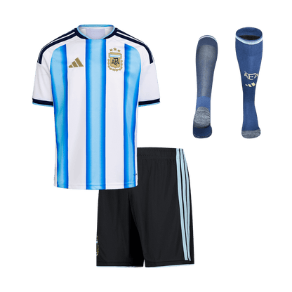 Set Tricouri Fotbal Argentina Acasă 2025/26 Pentru Copii