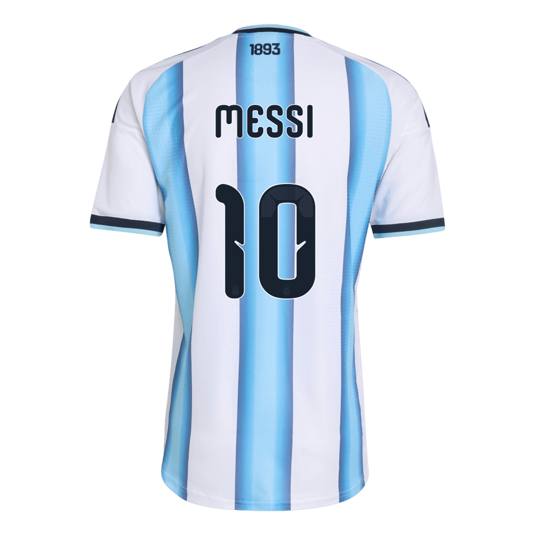 Tricouri Fotbal Argentina MESSI #10 Acasă Cupa Mondială 2026 Authentic
