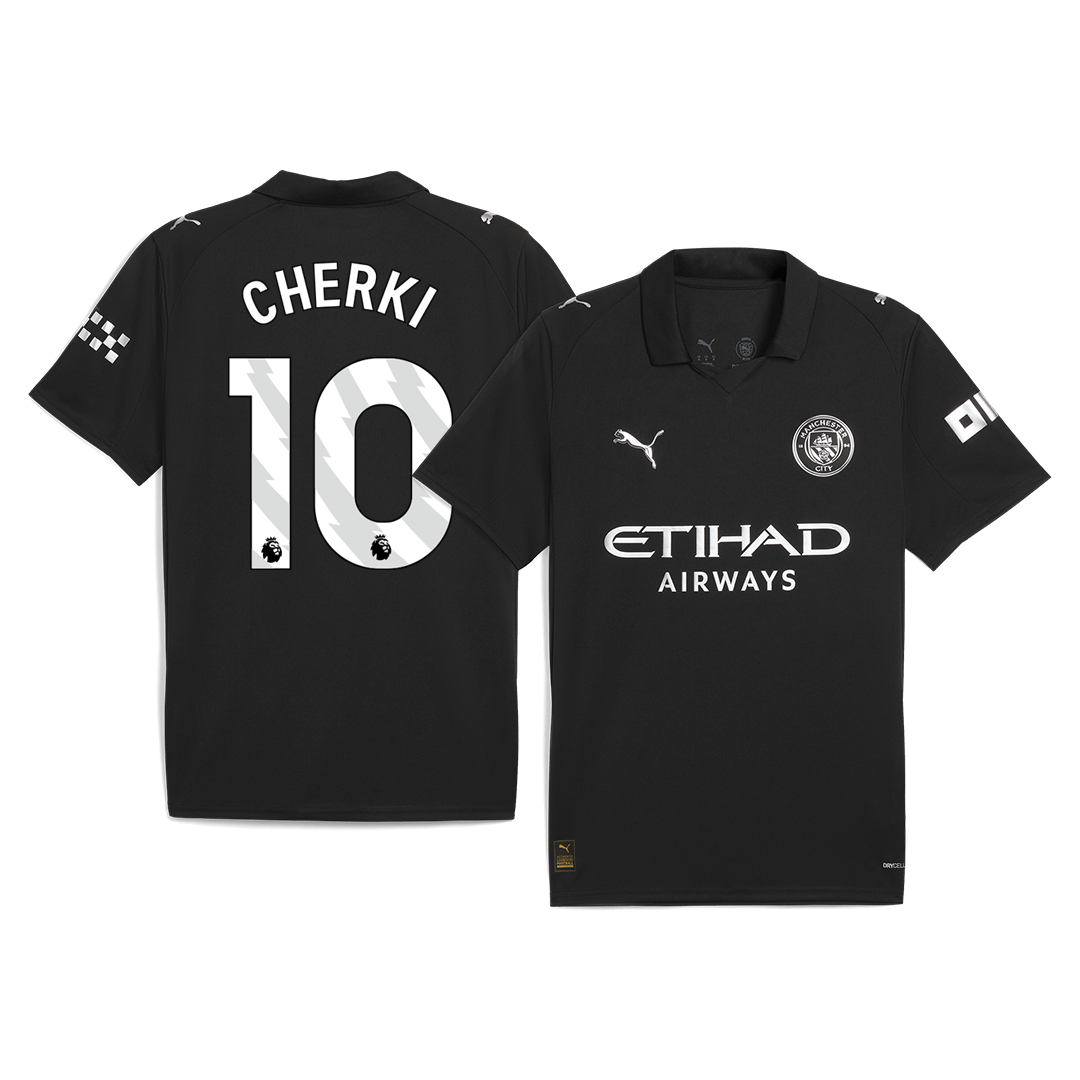 Tricouri Fotbal Manchester City CHERKI #10 Deplasare 2025/26