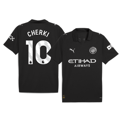 Tricouri Fotbal Manchester City CHERKI #10 Deplasare 2025/26