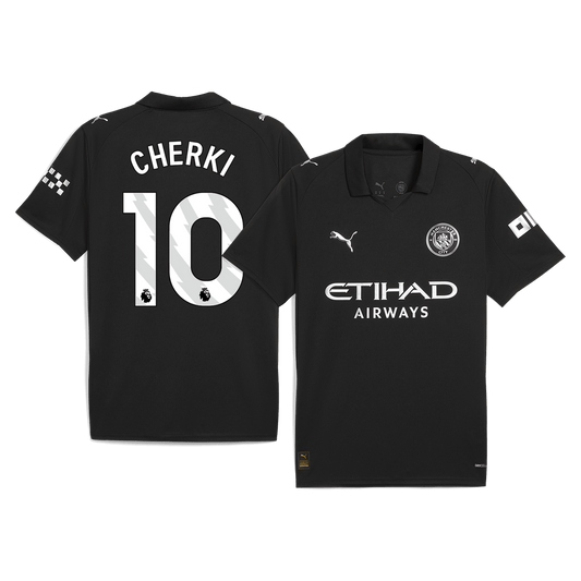 Tricouri Fotbal Manchester City CHERKI #10 Deplasare 2025/26