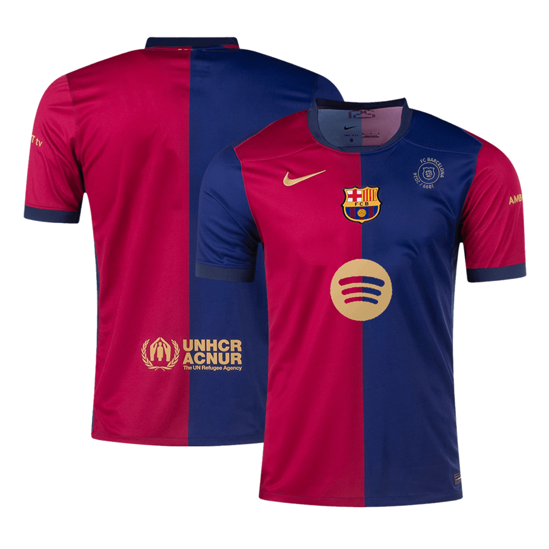 Tricouri Fotbal Barcelona Acasă 2024/25 - 125th Anniversary - Super (mărime mare)