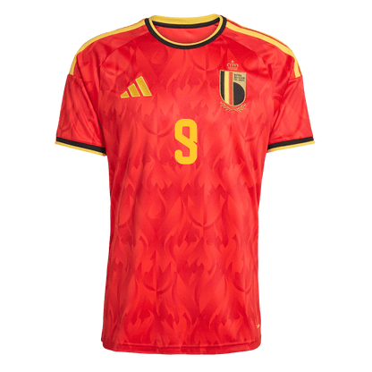 Tricouri Fotbal Belgium LUKAKU #9 Acasă Cupa Mondială 2026