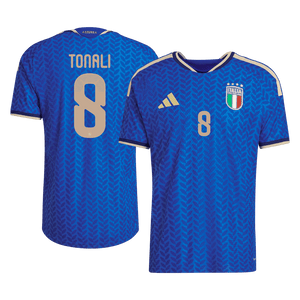 Tricouri Fotbal Italia TONALI #8 Acasă Cupa Mondială 2026 Authentic