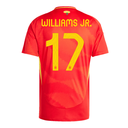 Tricouri Fotbal Spania WILLIAMS JR. #17 Acasă 2024