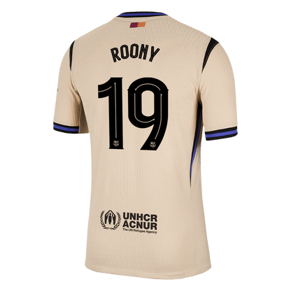 Tricouri Fotbal Barcelona ROONY #19 Deplasare 2025/26 Authentic - UCL