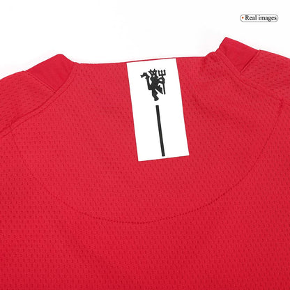 Tricouri Fotbal Vintage Manchester United Acasă 2007/08