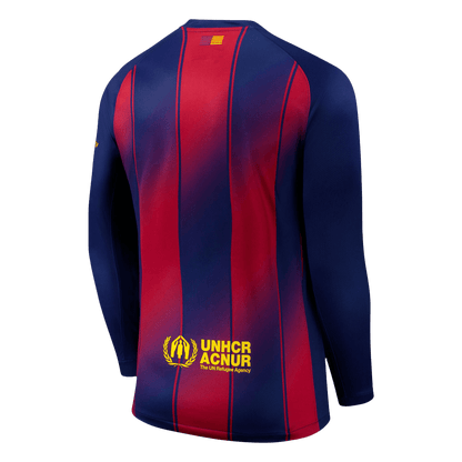 Tricouri Fotbal Barcelona Acasă 2025/26 Mânecă Lungă