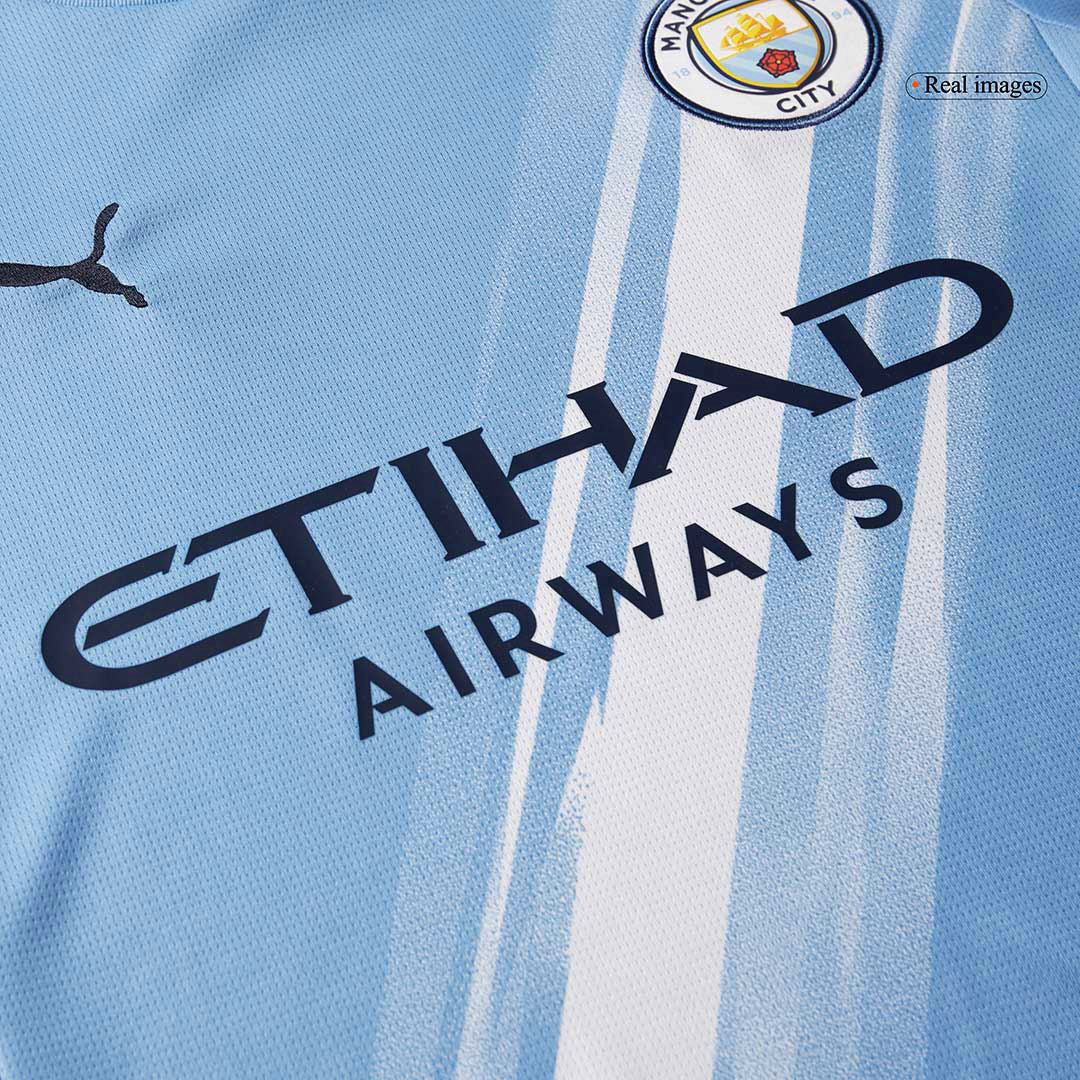 Tricouri Fotbal Manchester City RODRIGO #16 Acasă 2025/26 - Premium (mărime mare)