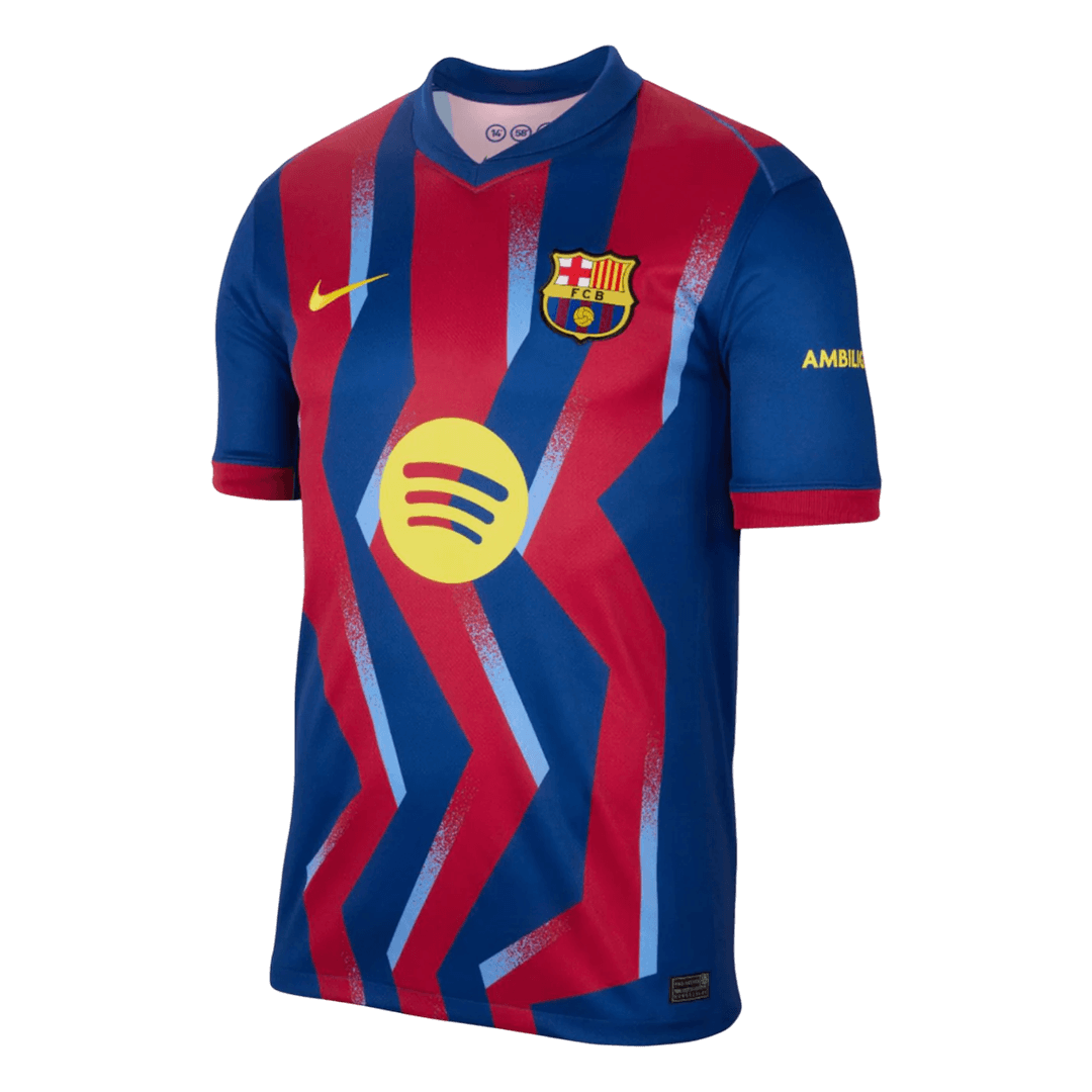 Set Tricouri Fotbal Barcelona Fourth Away 2025/26