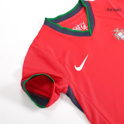 Set Tricouri Fotbal Portugalia Acasă 2024 Pentru Copii