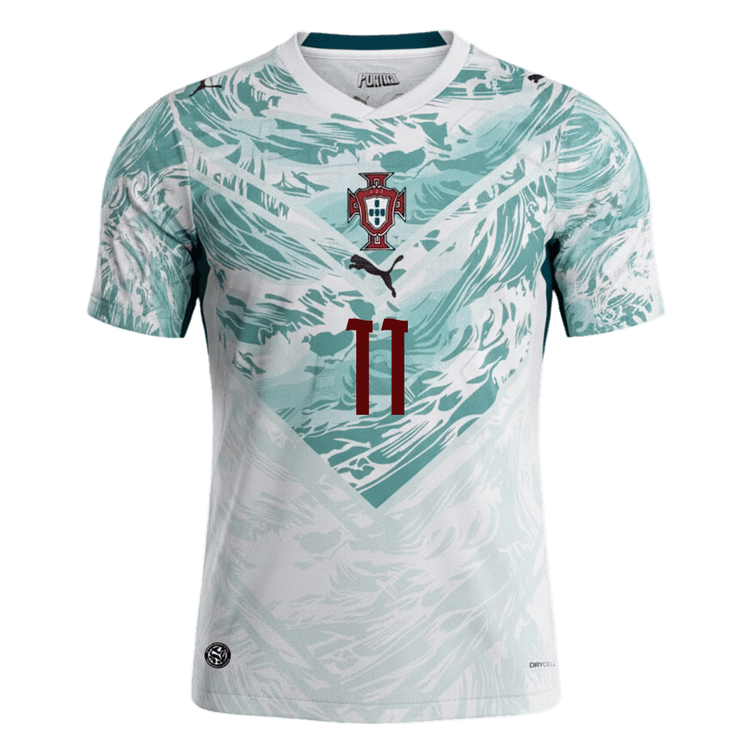Tricouri Fotbal Portugalia JOÃO FÉLIX #11 Deplasare Cupa Mondială 2026