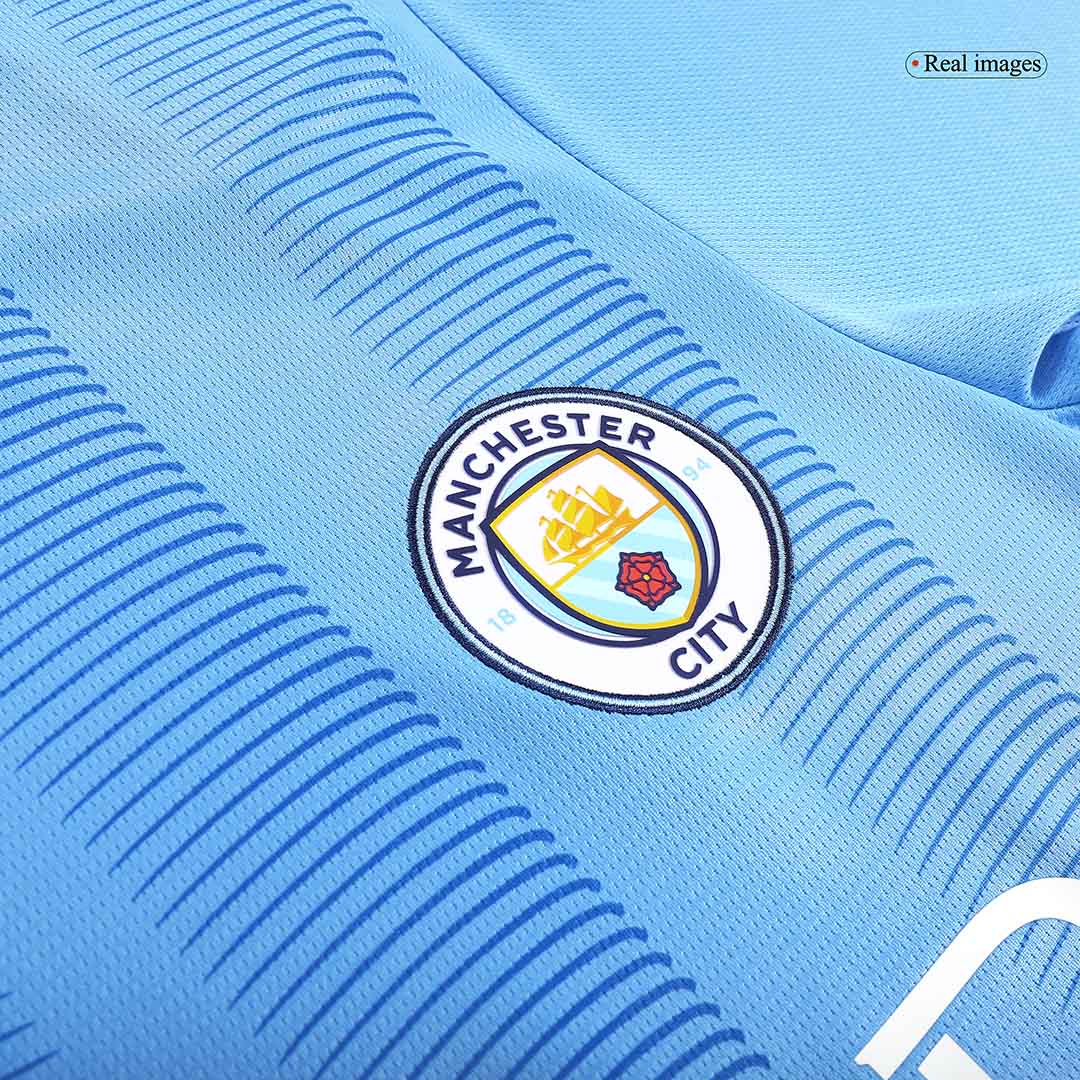 Tricouri Fotbal Manchester City J.ALVAREZ #19 Acasă 2023/24 - Japanese Tour Printing