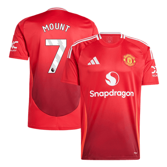 Tricouri Fotbal Manchester United MOUNT #7 Acasă 2024/25 - Super (mărime mare)