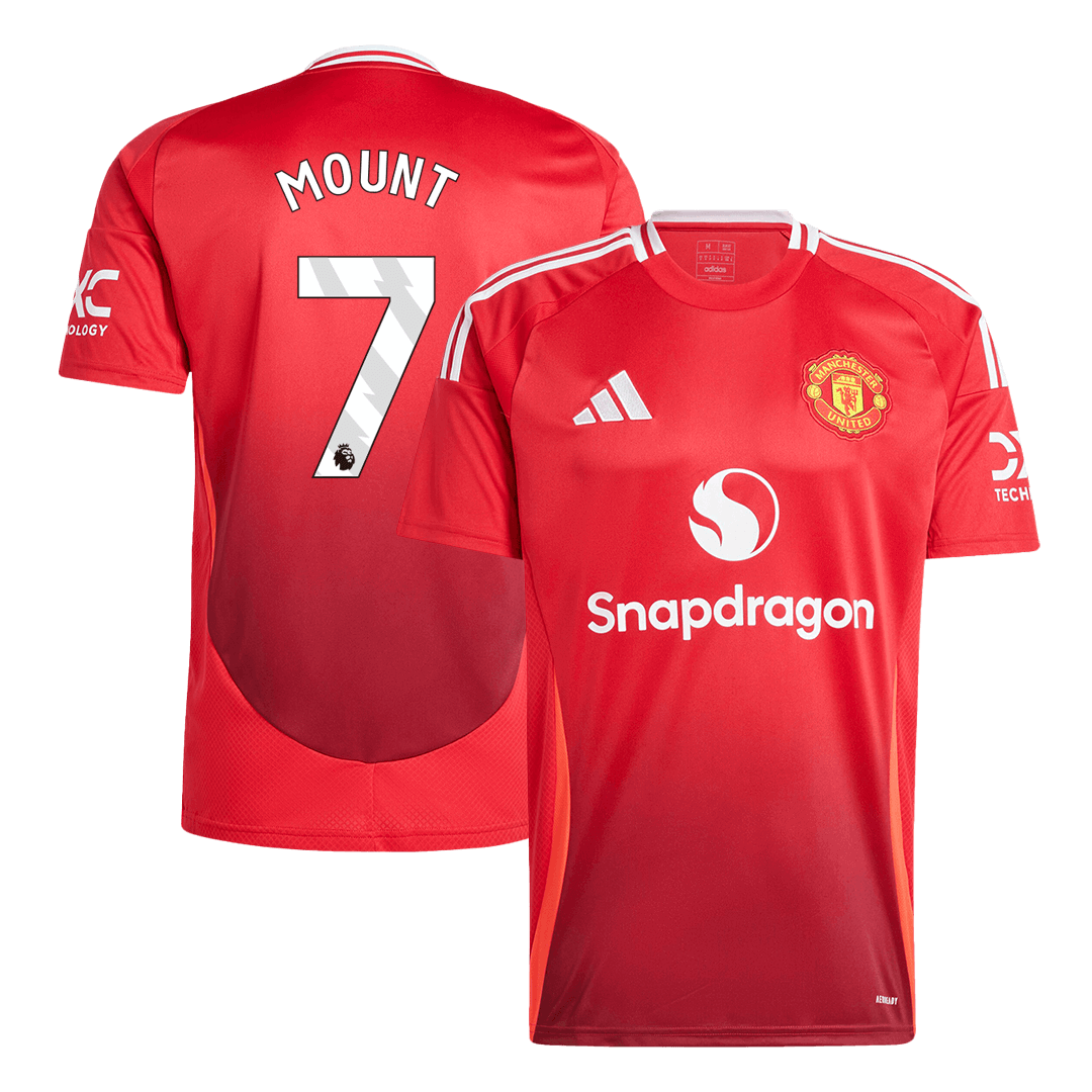 Tricouri Fotbal Manchester United MOUNT #7 Acasă 2024/25 - Super