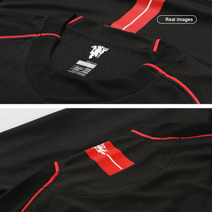 Tricouri Fotbal Vintage Manchester United Deplasare 2007/08