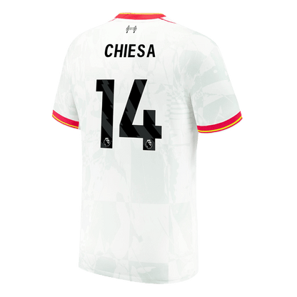 Tricouri Fotbal Liverpool CHIESA #14 Treilea 2024/25 (mărime mare)