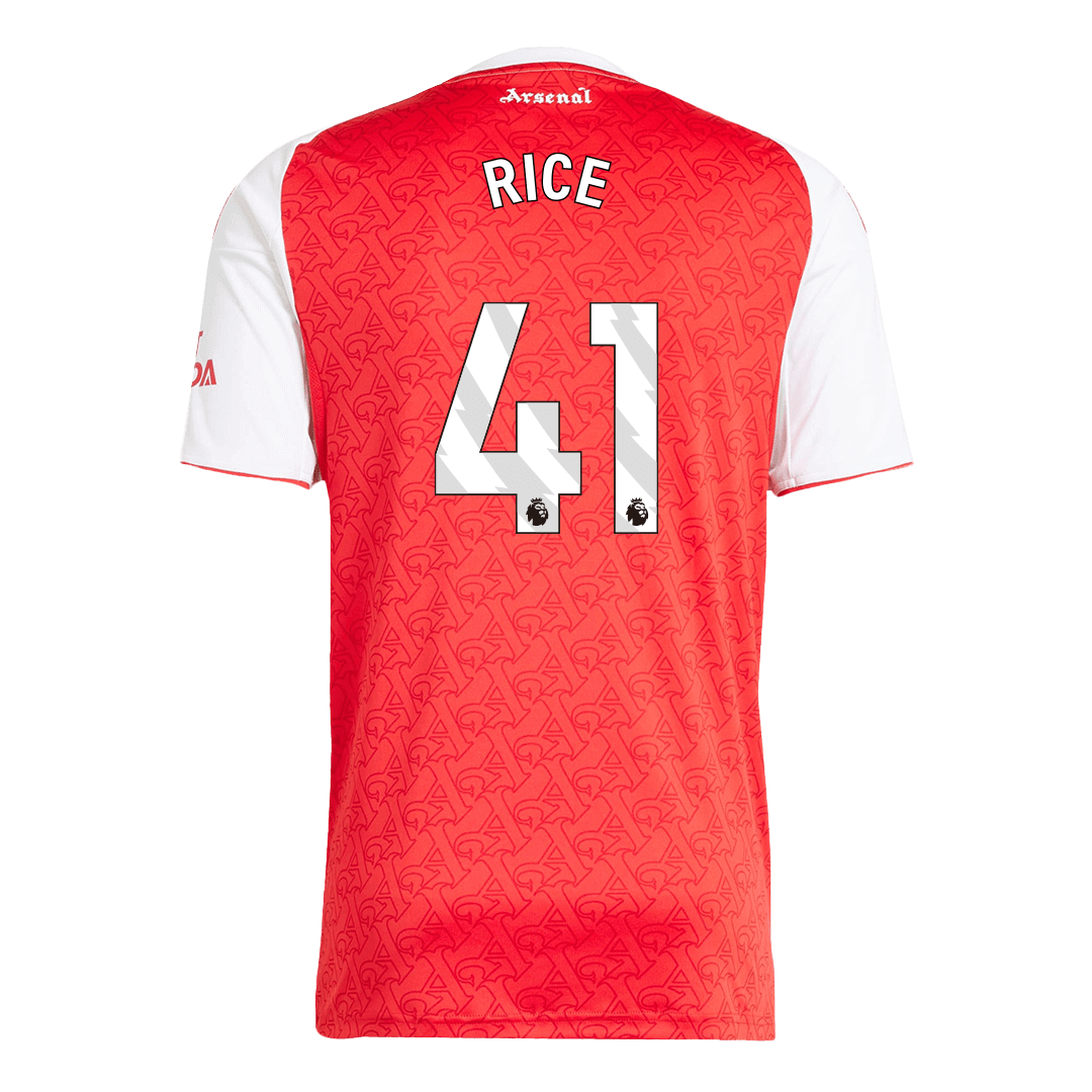 Tricouri Fotbal Arsenal RICE #41 Acasă 2025/26 - Premium