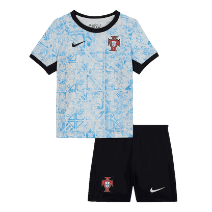 Set Tricouri Fotbal Portugalia Deplasare 2024 Pentru Copii