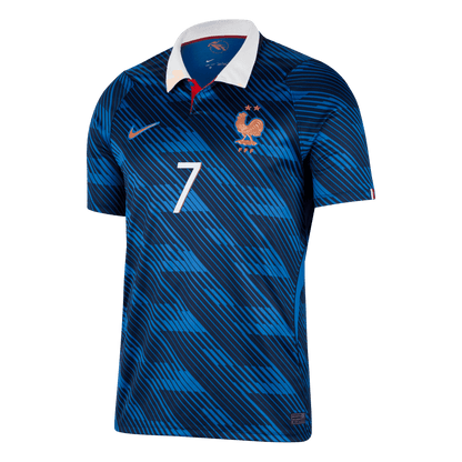 Tricouri Fotbal Franța DEMBELE #7 Acasă Cupa Mondială 2026