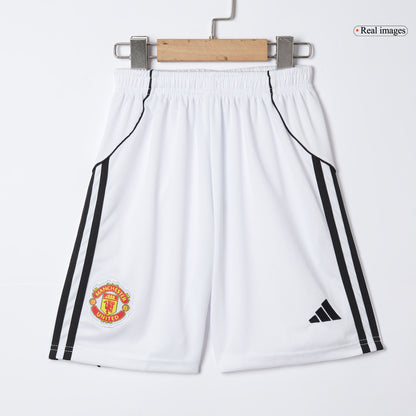 Set Tricouri Fotbal Manchester United Acasă 2025/26 Pentru Copii
