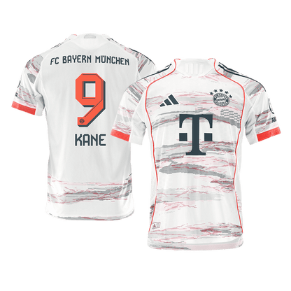 Tricouri Fotbal Bayern Munchen KANE #9 Deplasare 2025/26 Authentic