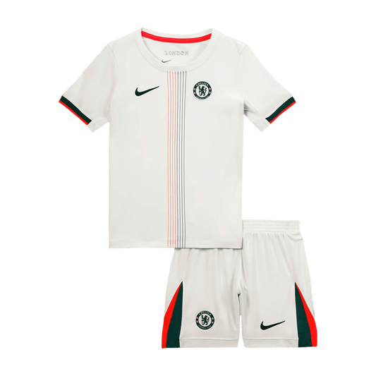 Set Tricouri Fotbal Chelsea Deplasare 2025/26 Pentru Copii