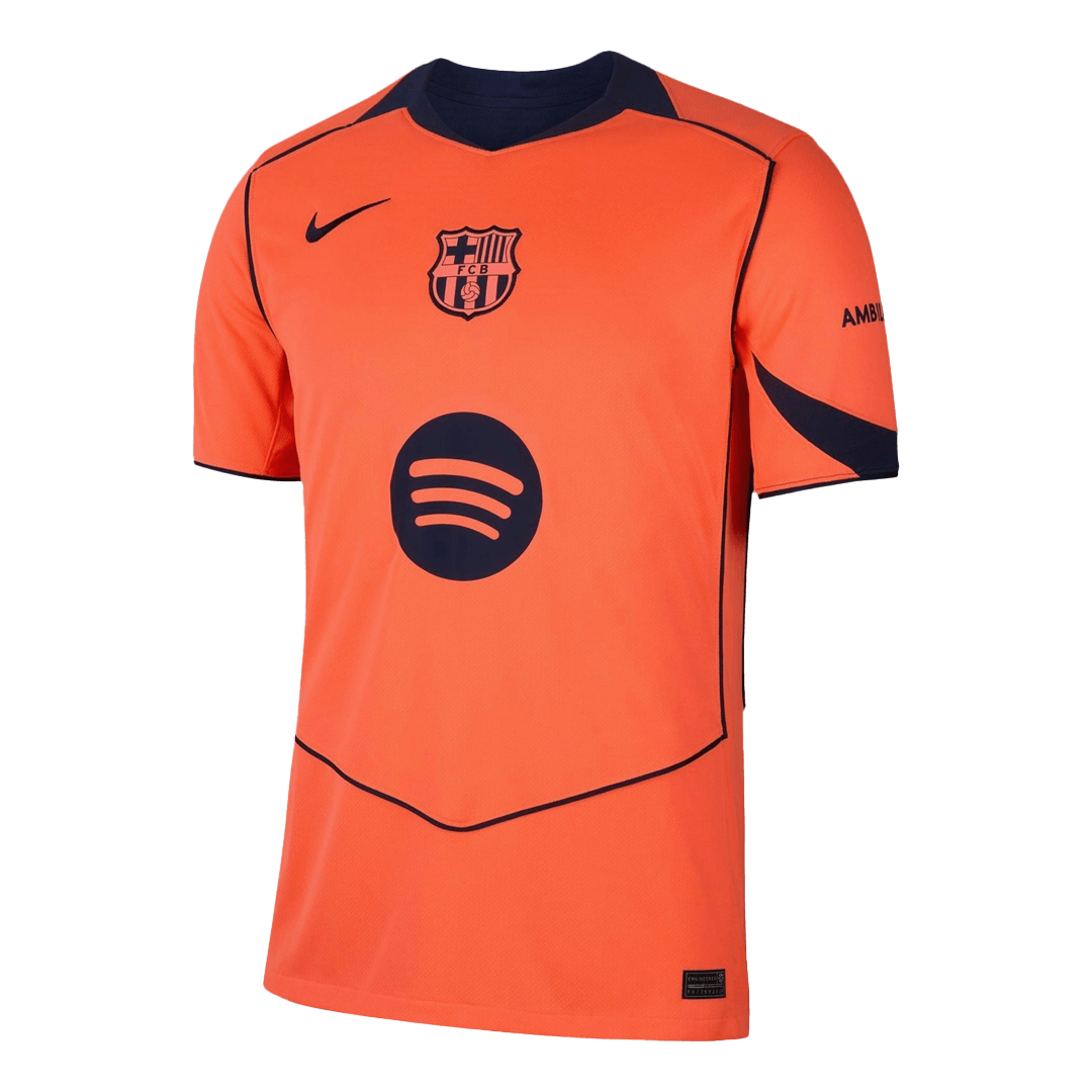 Tricouri Fotbal Barcelona Treilea 2025/26 (mărime mare)