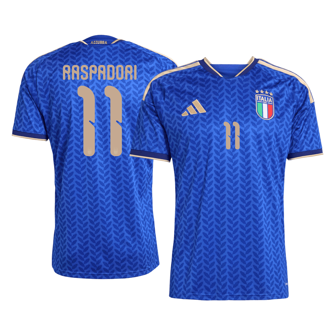 Tricouri Fotbal Italia RASPADORI #11 Acasă Cupa Mondială 2026