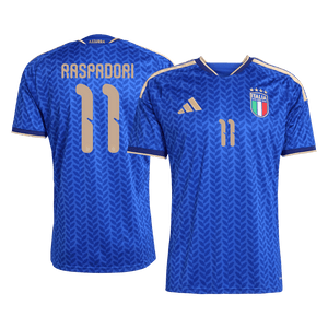 Tricouri Fotbal Italia RASPADORI #11 Acasă Cupa Mondială 2026