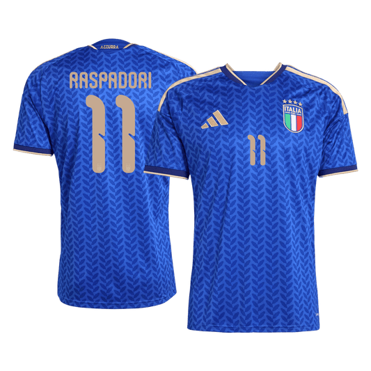 Tricouri Fotbal Italia RASPADORI #11 Acasă Cupa Mondială 2026