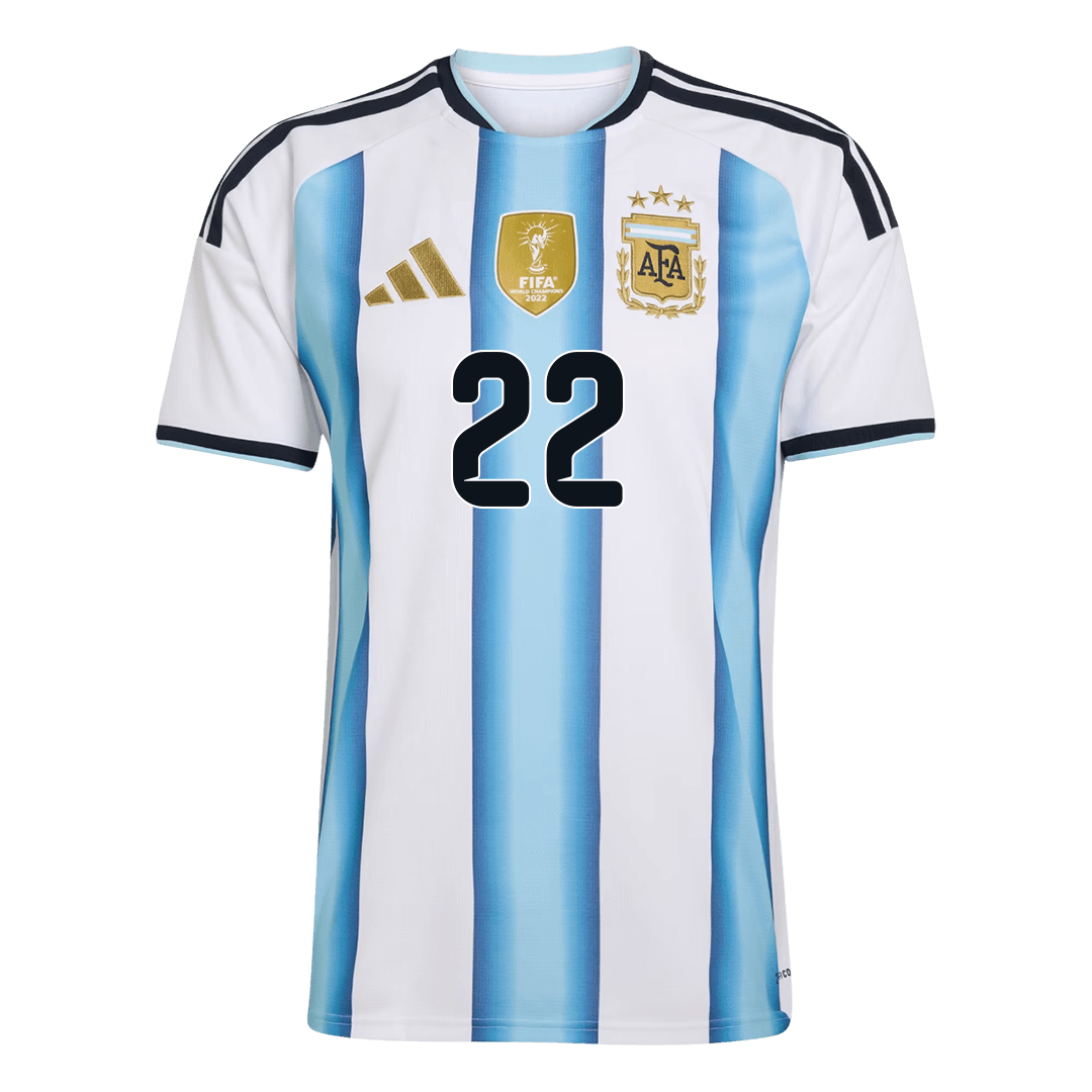 Tricouri Fotbal Argentina L.MARTÍNEZ #22 Acasă Cupa Mondială 2026