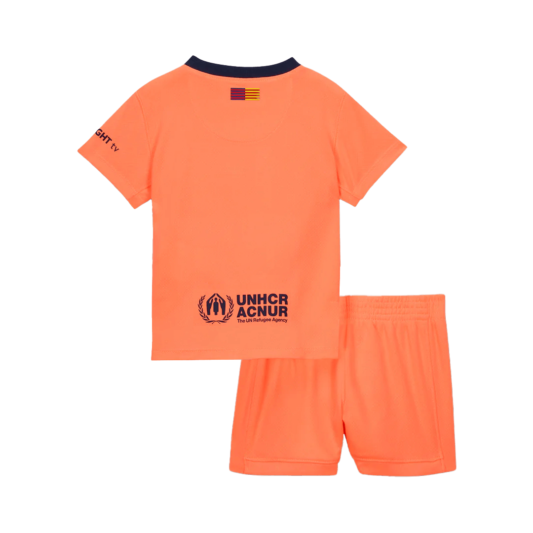 Set Tricouri Fotbal Barcelona Treilea 2025/26 Pentru Copii
